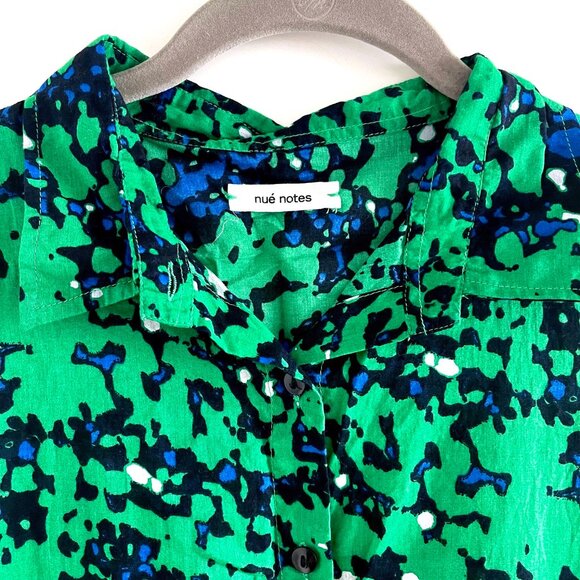 Nué Notes Green Print Koda Cotton Dress - Picture 5 of 12